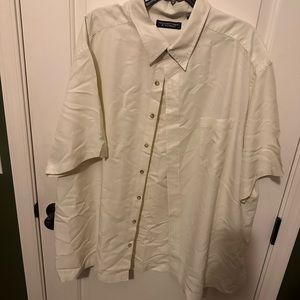 Men’s cream color, button up